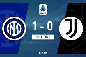 Serie A - Inter Milan 1-0 Juventus dẫn trước 4 điểm sau 1 trận trong tay